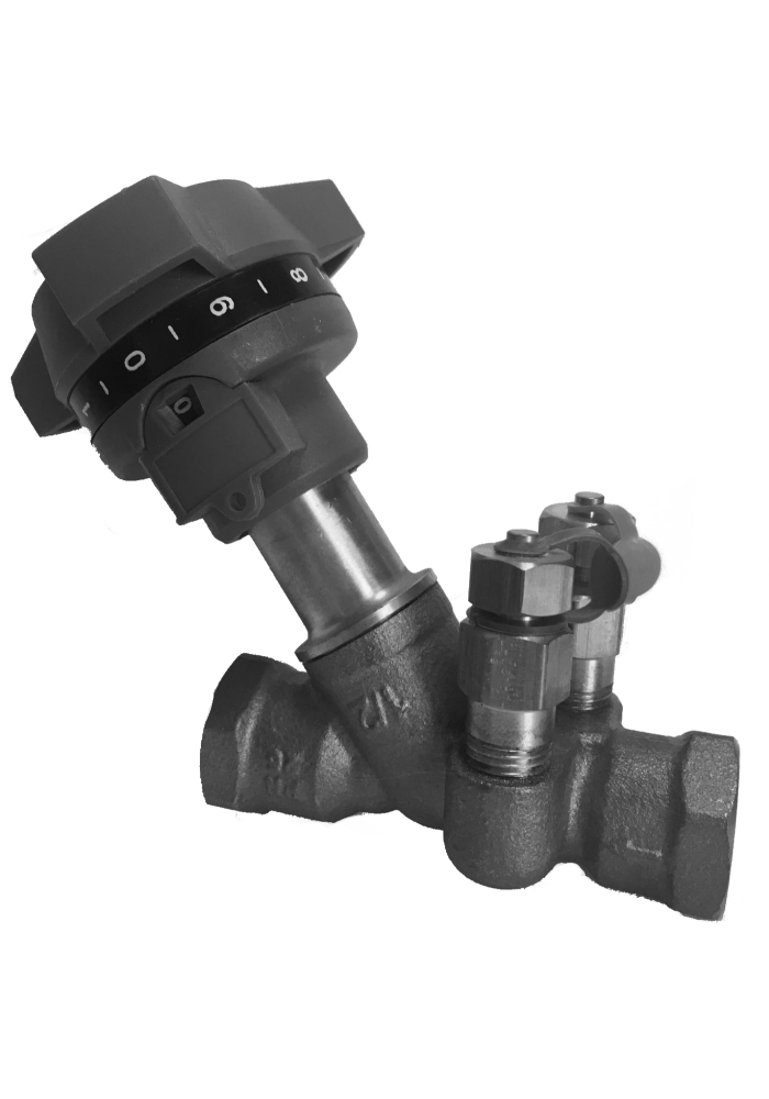 Threaded balancing valve BVL-T