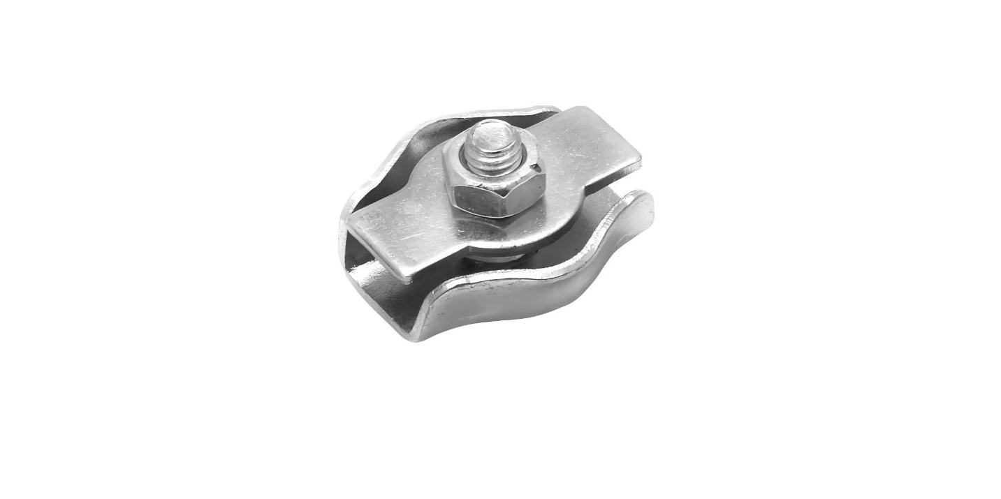 Stainless steel wire, wire rope clips and clamps